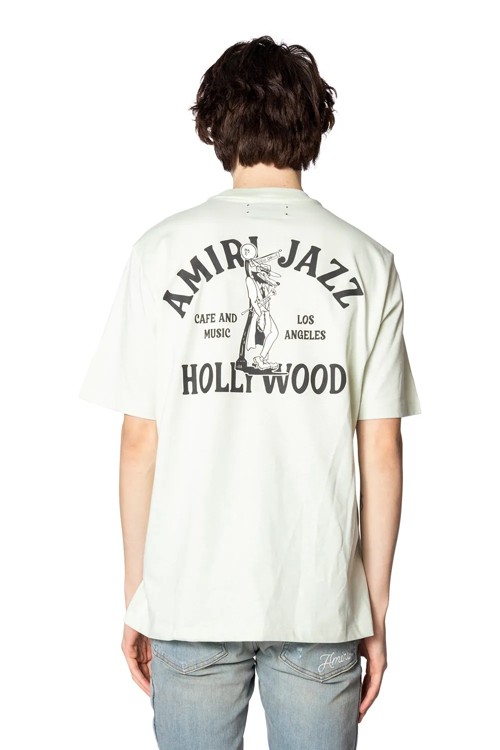 AMIRI JAZZ WOLF TEE PALE MINT