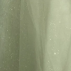 Beaded Satin Fitted Corset Slit Gown by Poly USA 9656