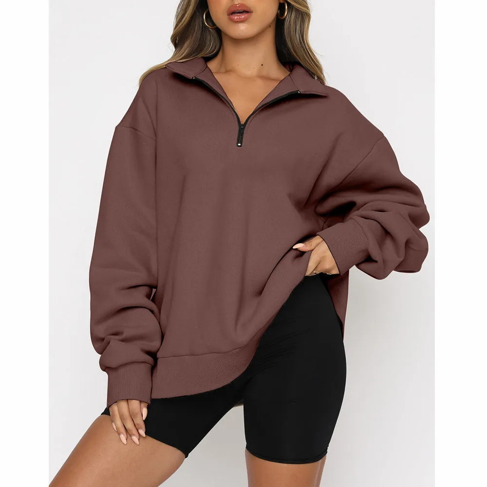 Black Friday Hot Sales - 49% OFFWomen's Half Zip Pullover Long Sleeve Sweatshirts