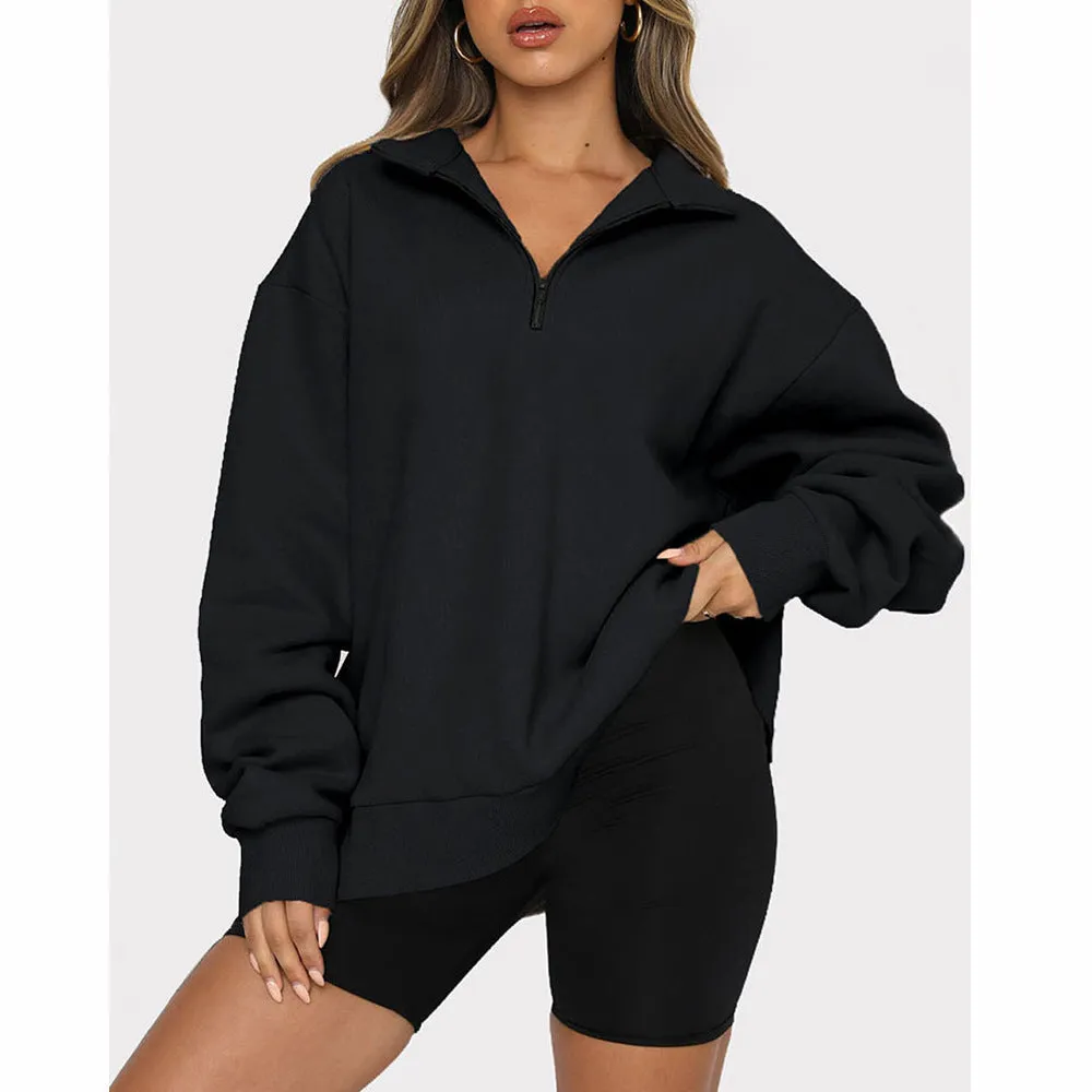 Black Friday Hot Sales - 49% OFFWomen's Half Zip Pullover Long Sleeve Sweatshirts