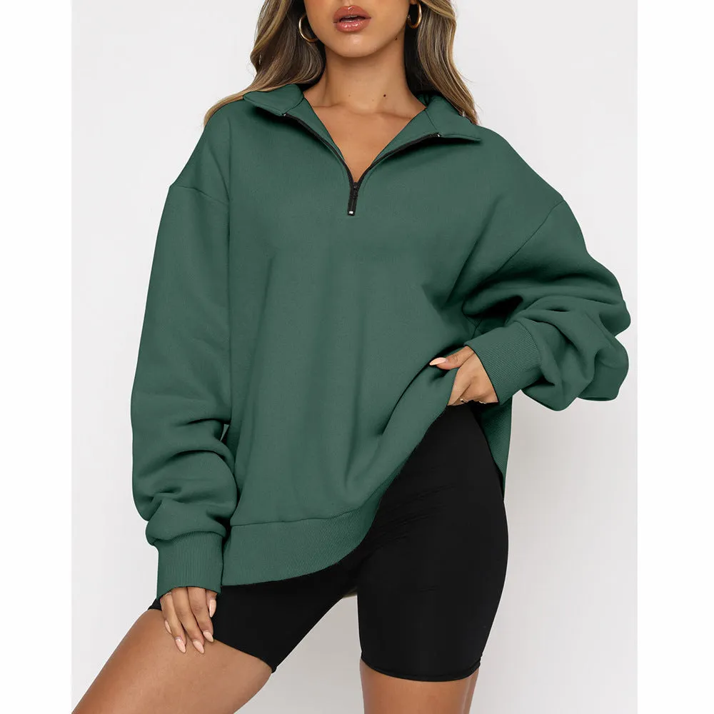 Black Friday Hot Sales - 49% OFFWomen's Half Zip Pullover Long Sleeve Sweatshirts