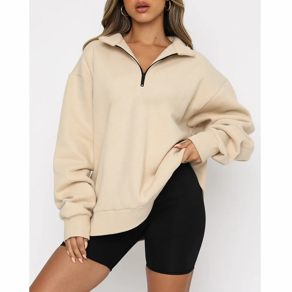 Black Friday Hot Sales - 49% OFFWomen's Half Zip Pullover Long Sleeve Sweatshirts