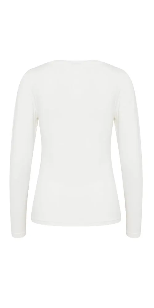 B.Young Long Sleeved Top, off-white