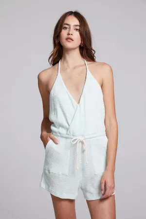 Carina Aqua Glass Jumpsuit