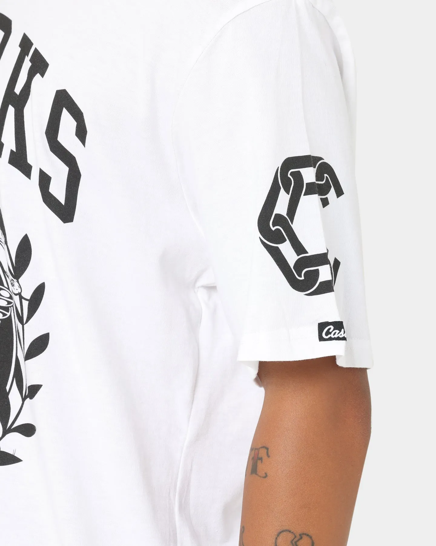 Crooks & Castles Medusa Collage T-Shirt White