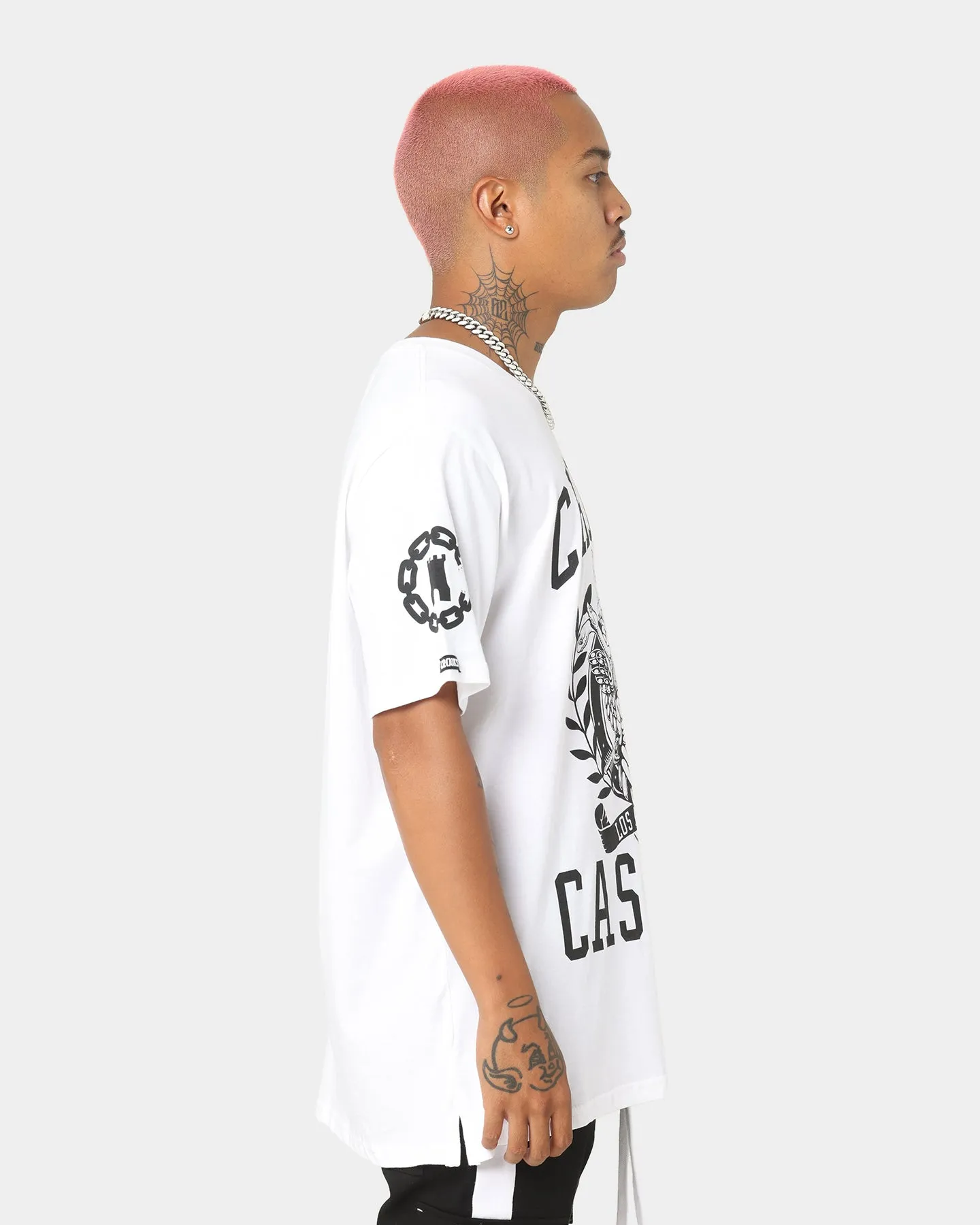 Crooks & Castles Medusa Collage T-Shirt White