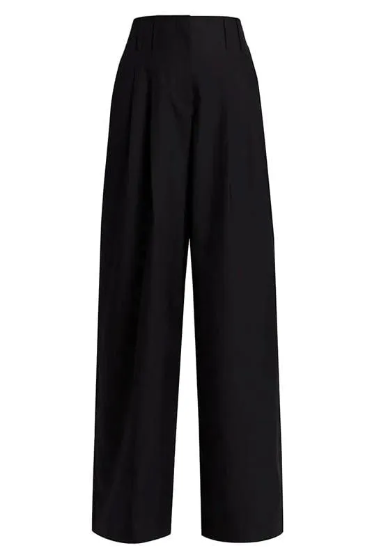 Extra Wide Leg Pleated Pants