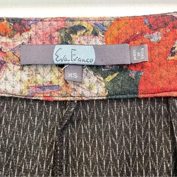 Floral Wide Leg High Rise Pants