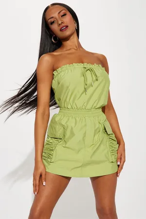 JB030 Strapless Romper Shorts