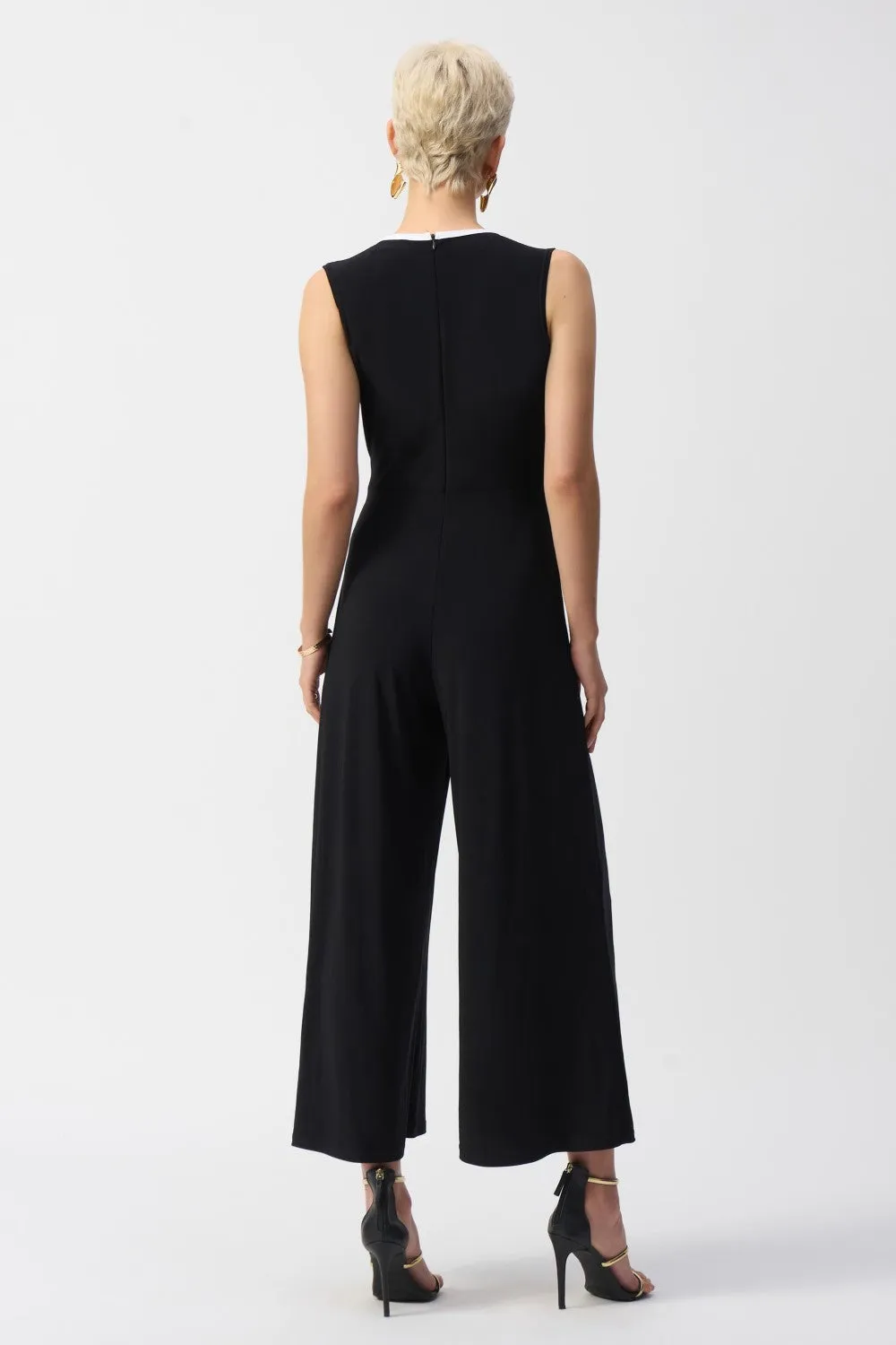 Joseph Ribkoff Jumpsuit 251048-BV Black/Vanilla