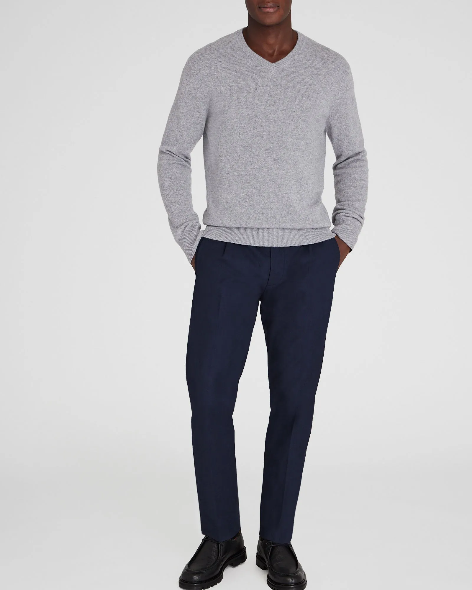 Lightweight Cashmere V-Neck Sweater