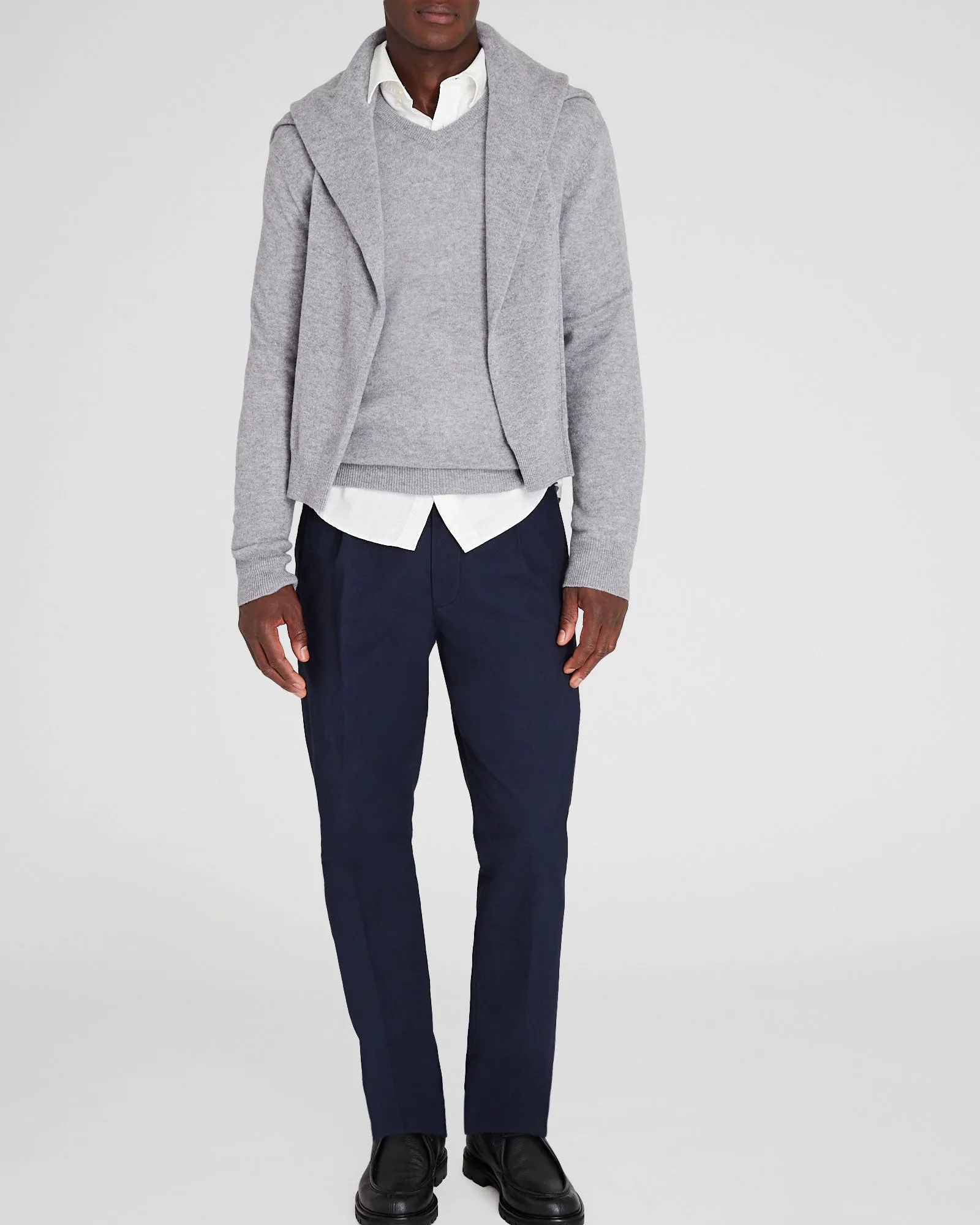 Lightweight Cashmere V-Neck Sweater