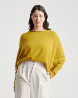 Lightweight Mongolian Cashmere Batwing Sweater