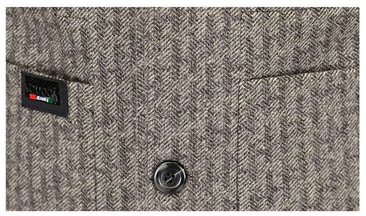 Men's High Quality Woolen Long Trench Coat
