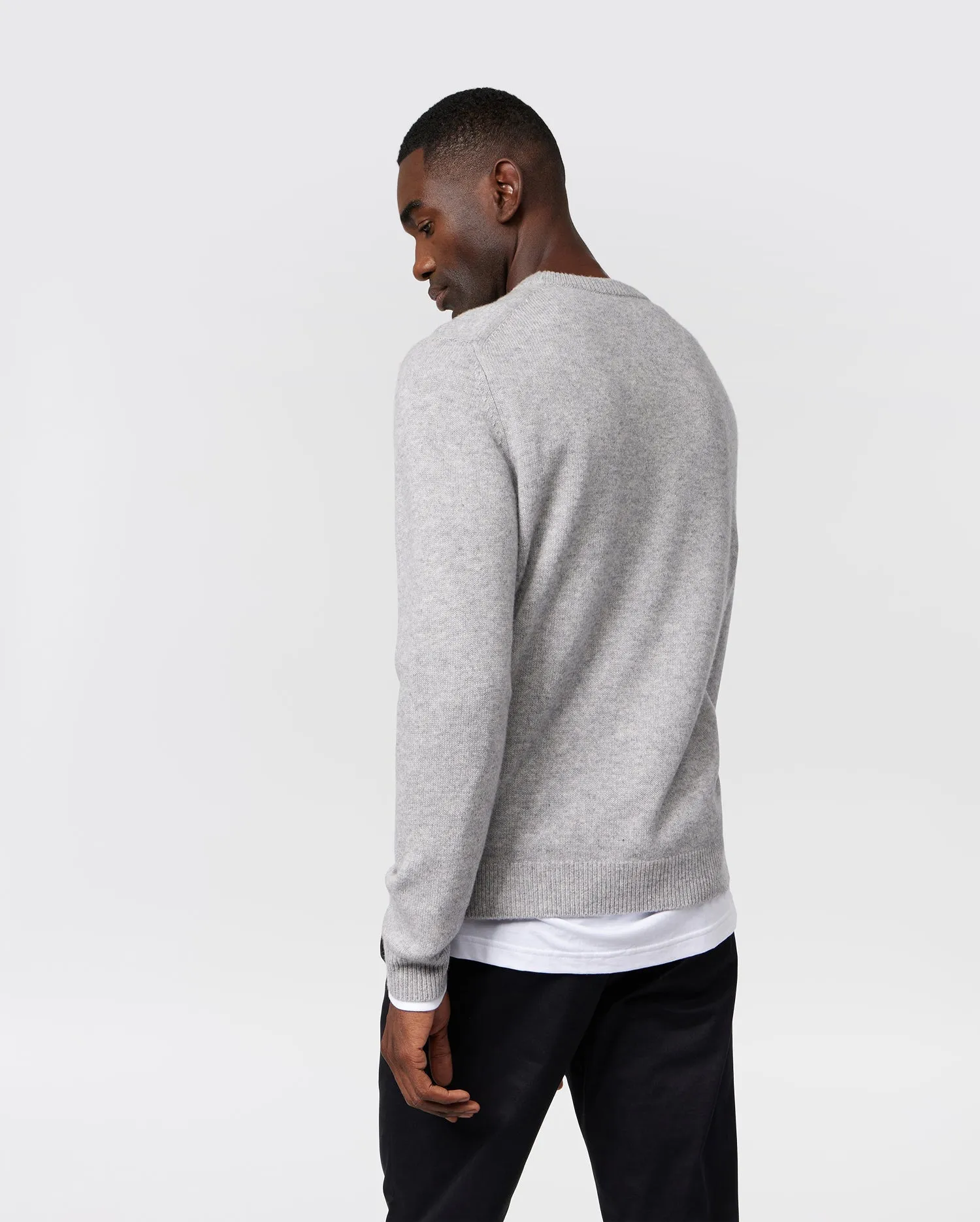 MENS SANTA MONICA CASHMERE SWEATER - B6E705A2SW