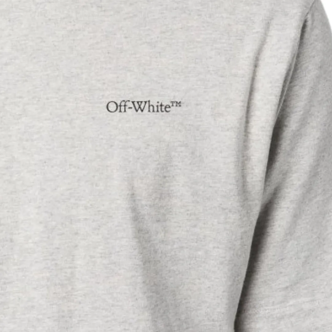 Off-White Jumbo Arrow Long Sleeve Grey Double T-Shirt