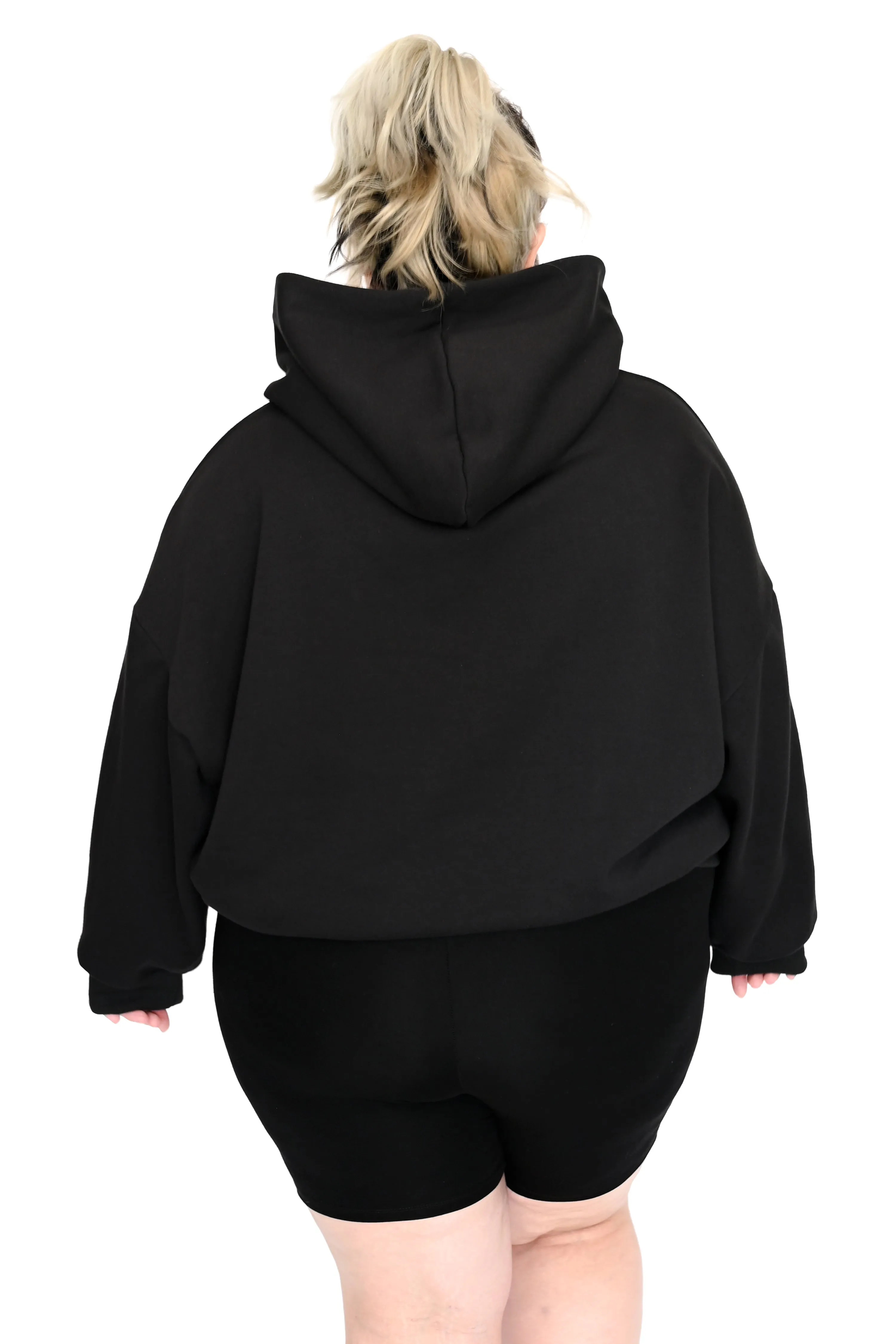 Oversized Crop Hoodie