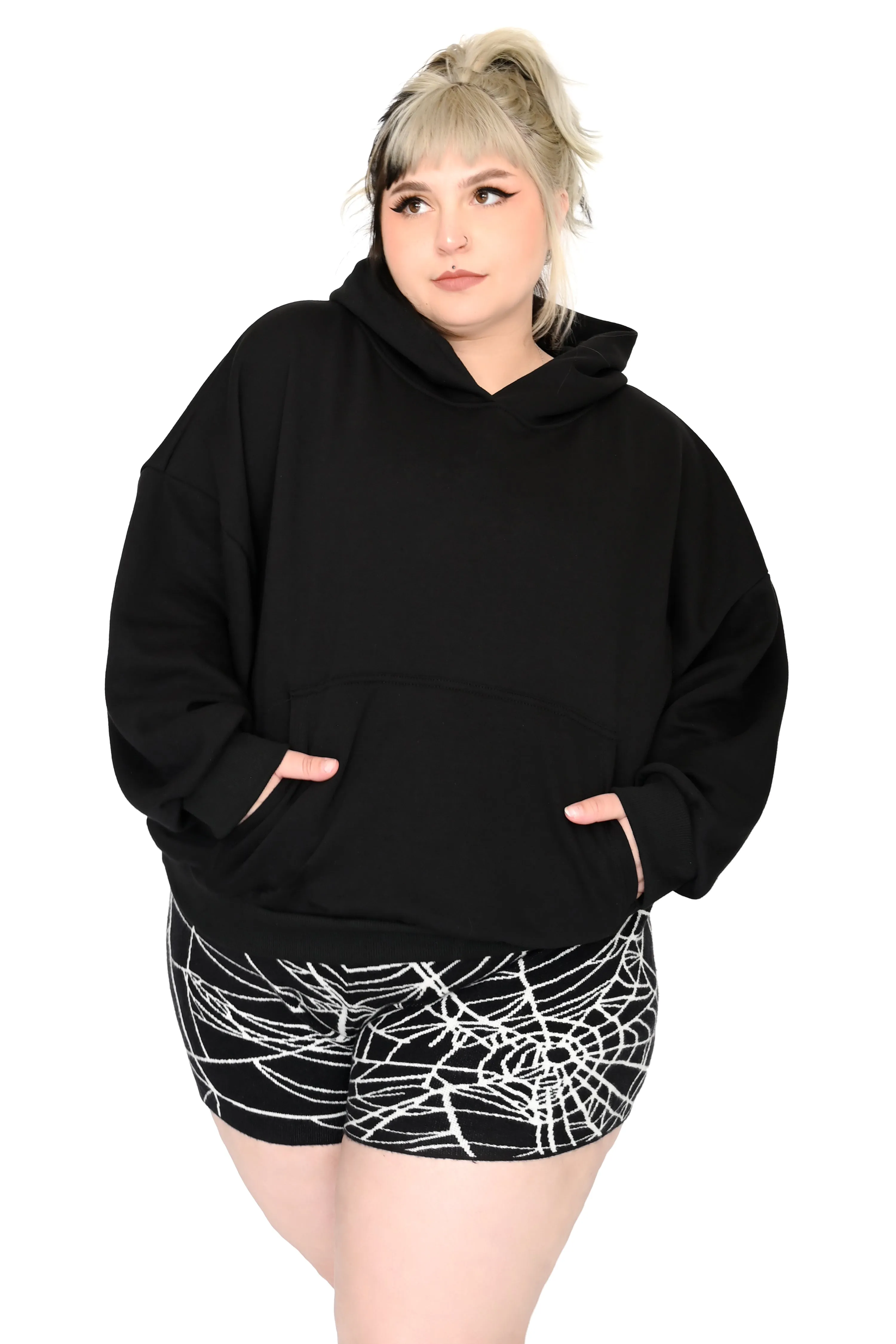 Oversized Crop Hoodie