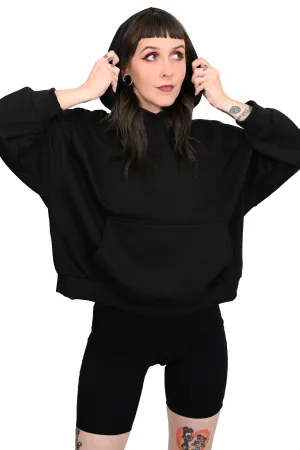 Oversized Crop Hoodie