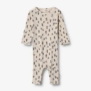 Plain Wool Jumpsuit | Baby - penguins on ice