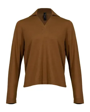 Polo Long Sleeve Knit Pullover