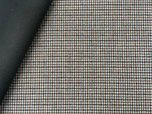Reversible Teal Blue & Chocolate Wool Plaid
