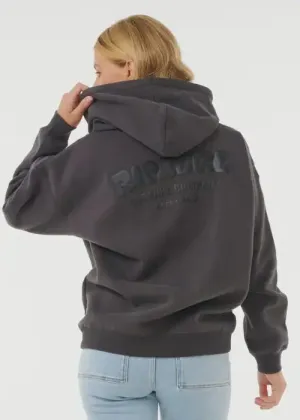 Rip Curl - Surf Puff Heritage Hood ( Washed Black)