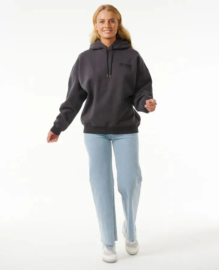 Rip Curl - Surf Puff Heritage Hood ( Washed Black)