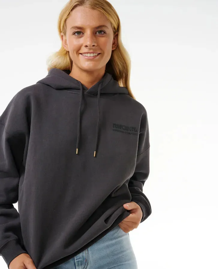 Rip Curl - Surf Puff Heritage Hood ( Washed Black)