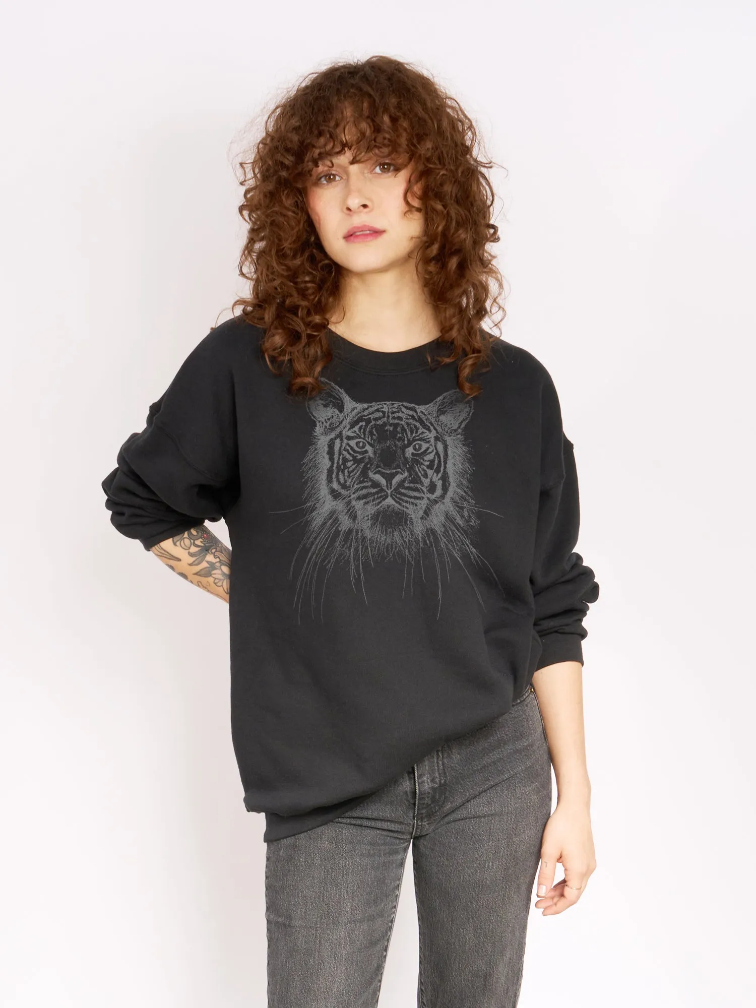 Supermaggie Tiger Ollie Oversized Sweatshirt
