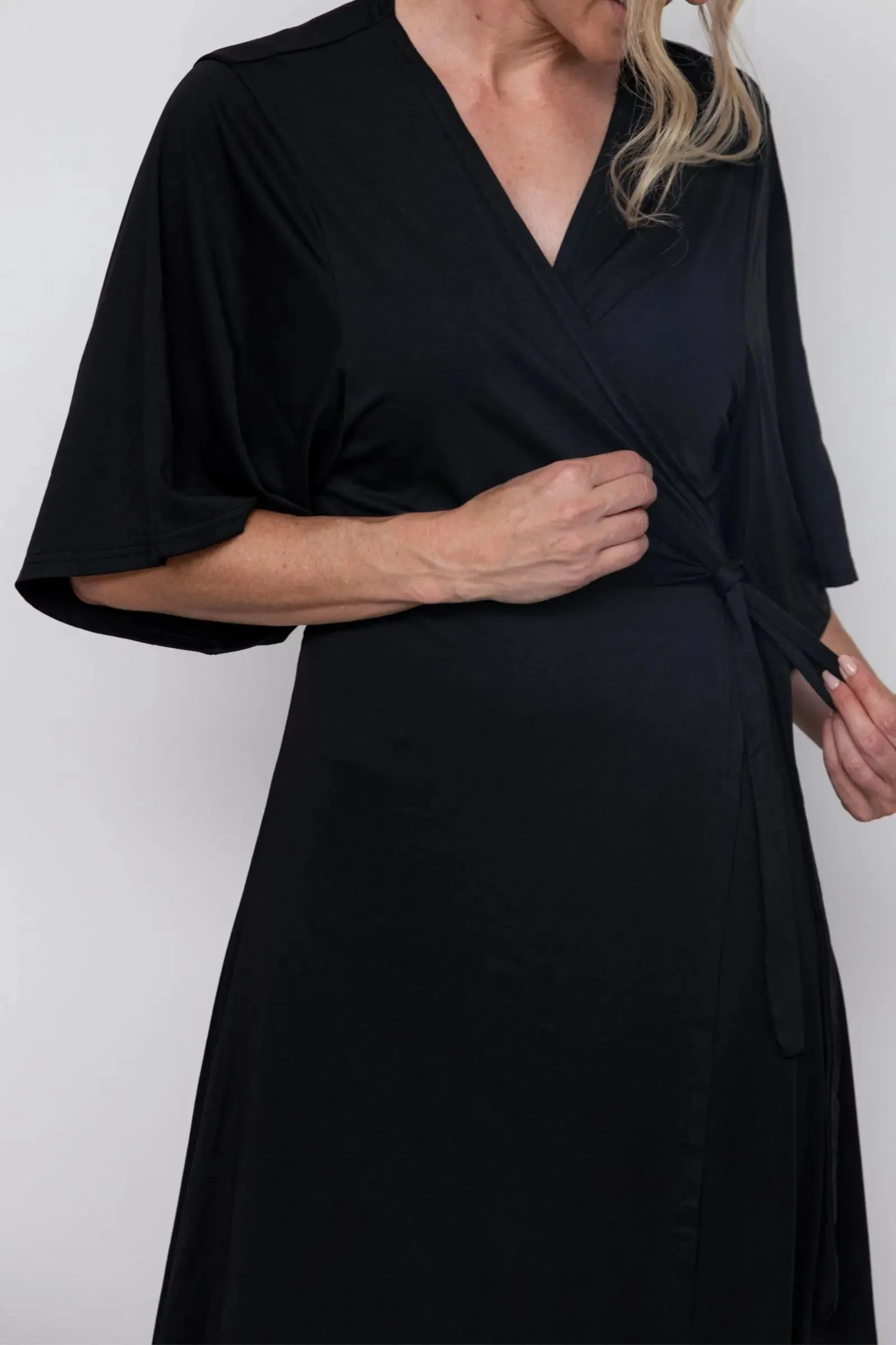 The Tanning Wrap Dress