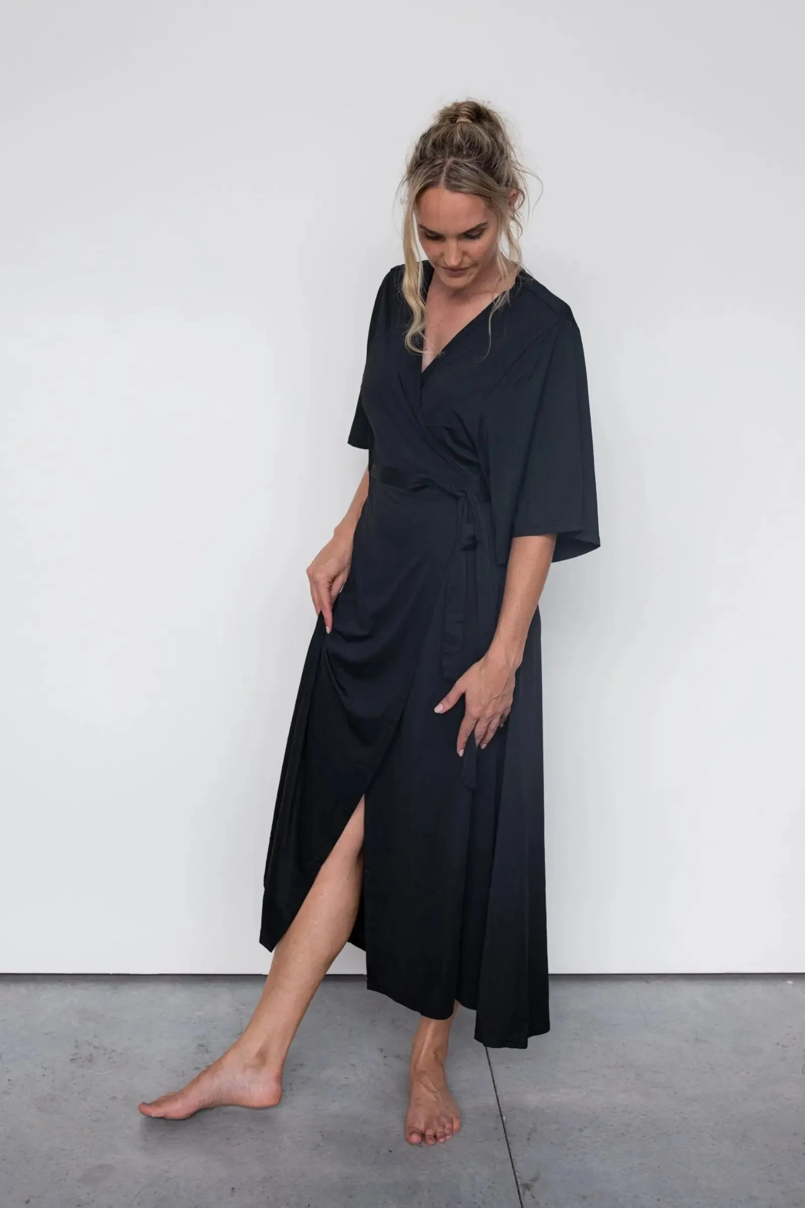 The Tanning Wrap Dress