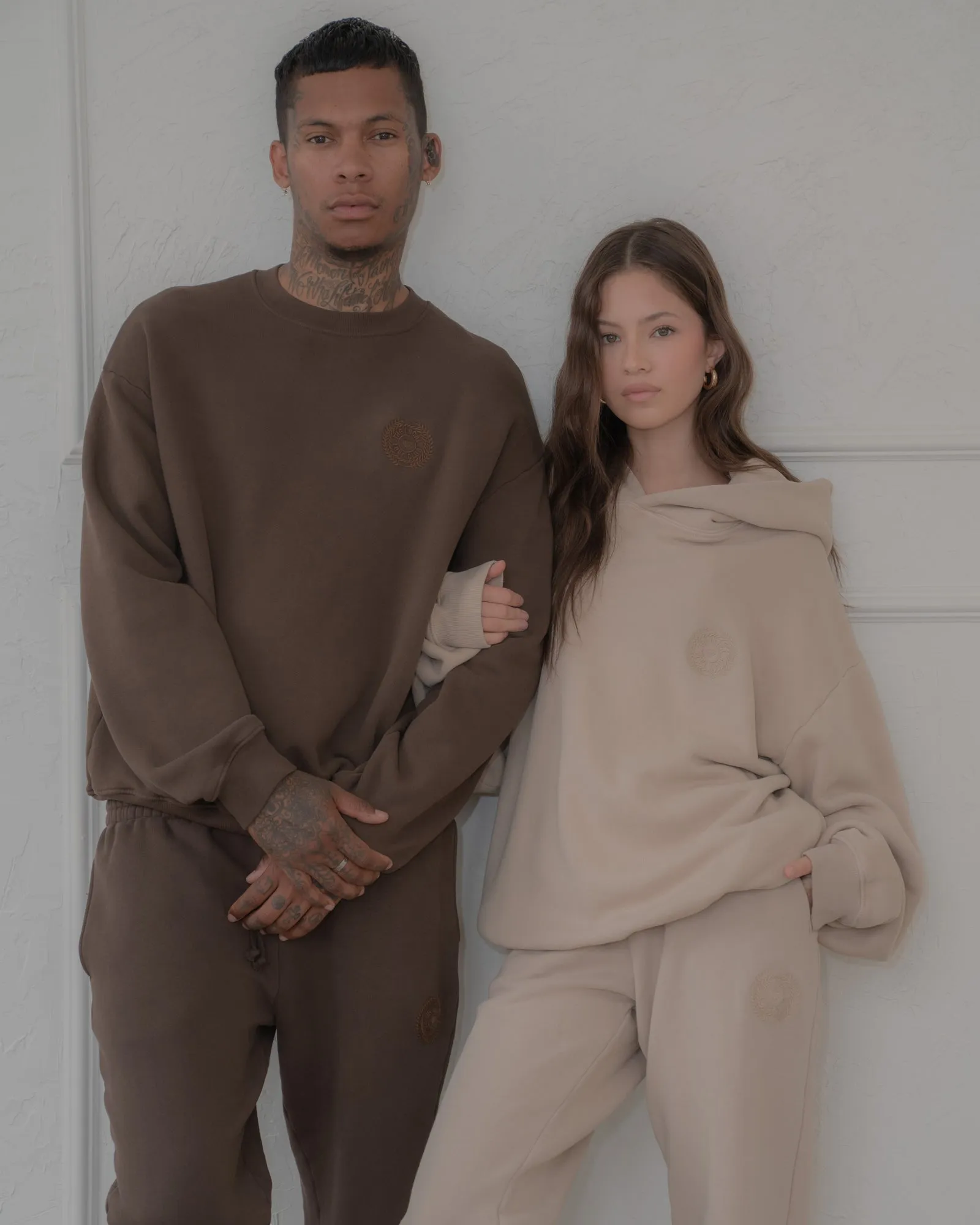 Vitals Hoodie in Sand