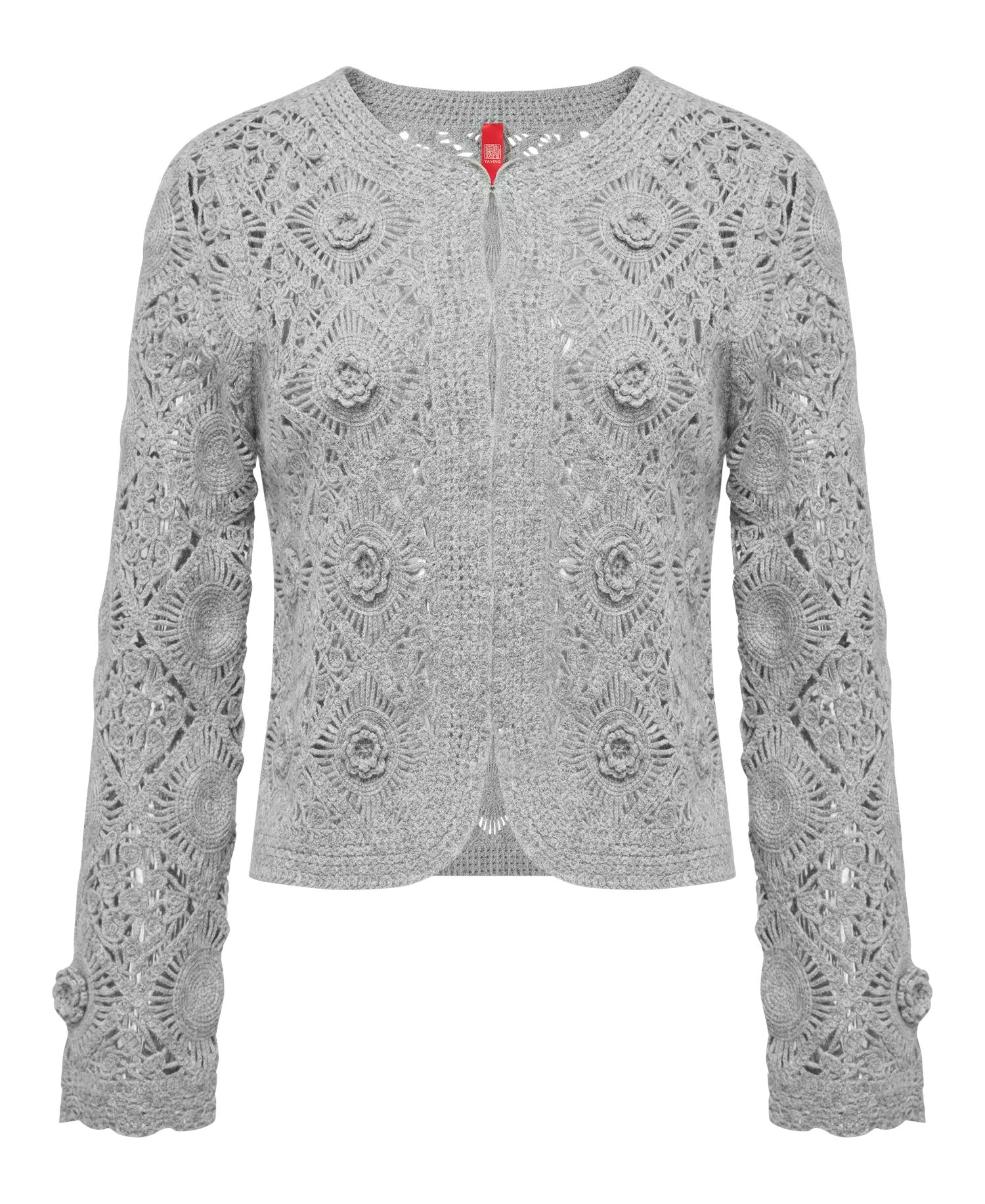 YAYING Water-Soluble Lace Knit Cardigan